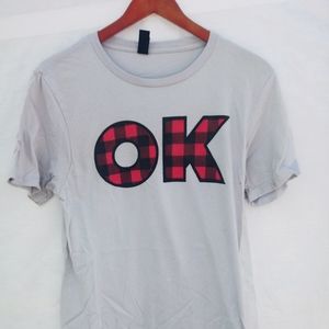 The Concert Tee District "OK" Checker Plaid Tee
